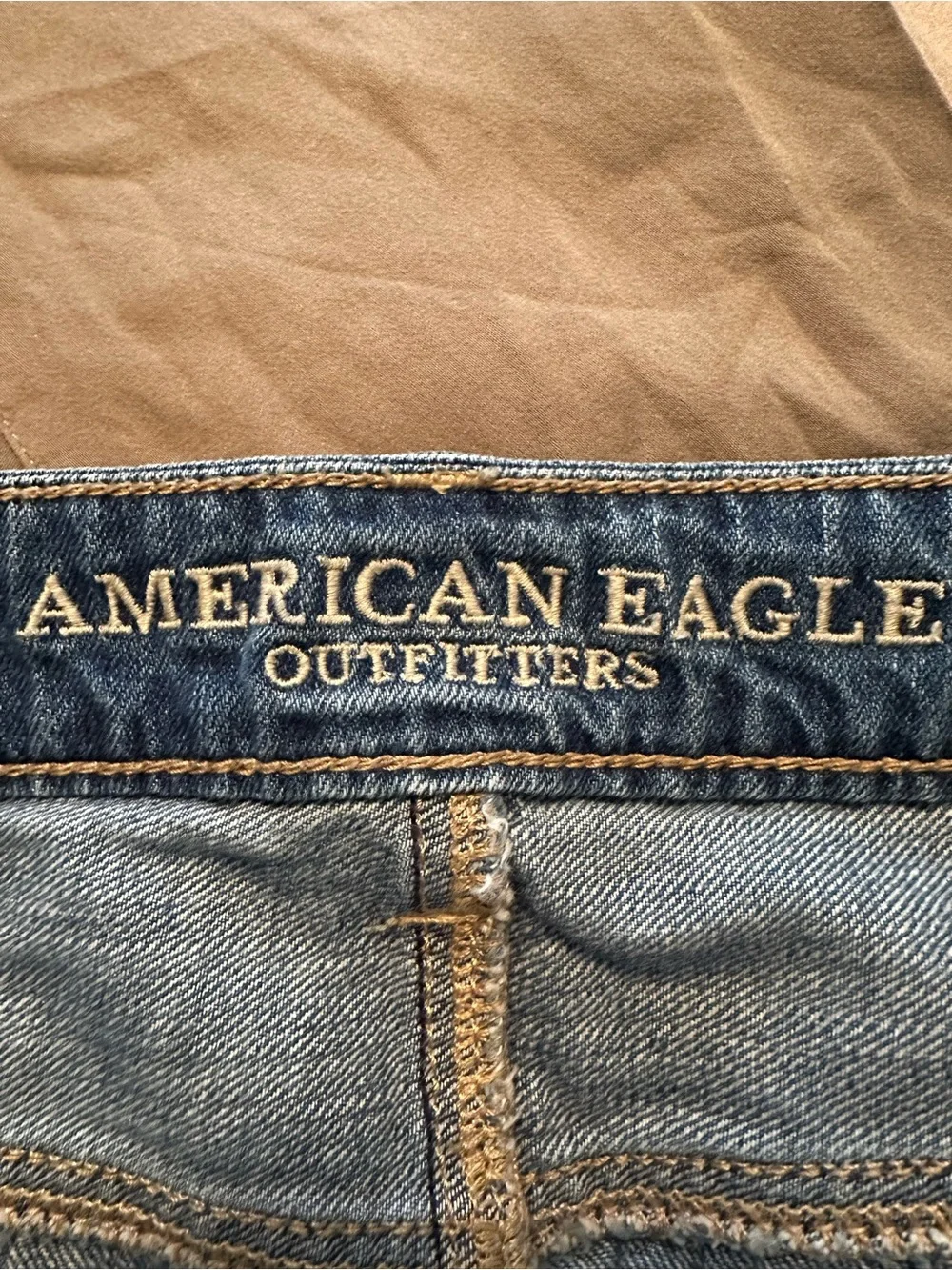 American Eagle Outfitters Distressed Denim Shorts - Blue - Picture 5 of 6